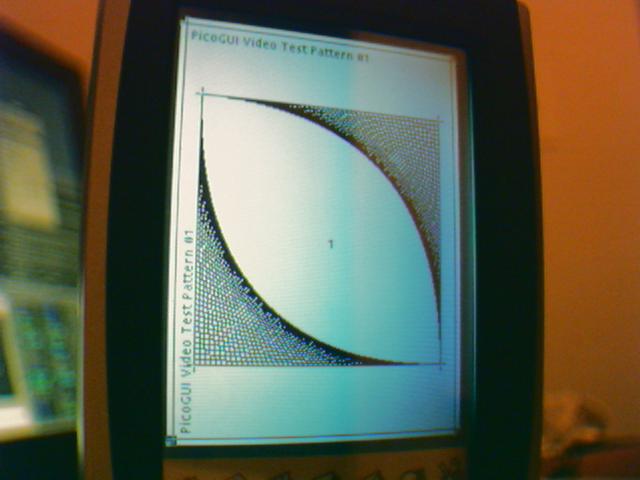 BE-300 running PicoGUI under Linux