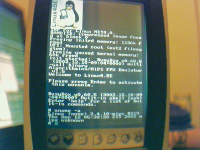 uname output on the BE-300